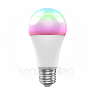 Woox Smart Zigbee LED Izzó - R9077 (E27, RGB+CCT, 30.000h, 10 Watt, 806LM, 2700-6500K, Zigbee 3.0) Otthon