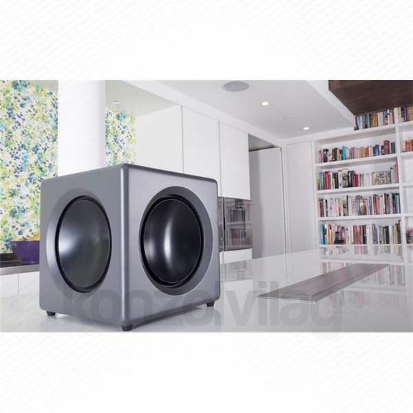 WaveMaster Aktív mélynyomó - FUSION Gray (125W RMS, RCA, Szürke) PC