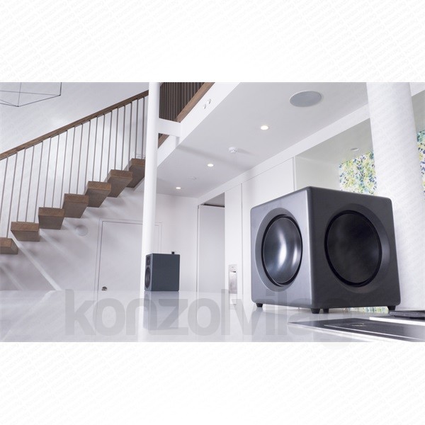 WaveMaster Aktív mélynyomó - FUSION Gray (125W RMS, RCA, Szürke) PC