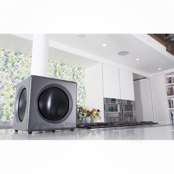 WaveMaster Aktív mélynyomó - FUSION Gray (125W RMS, RCA, Szürke) PC