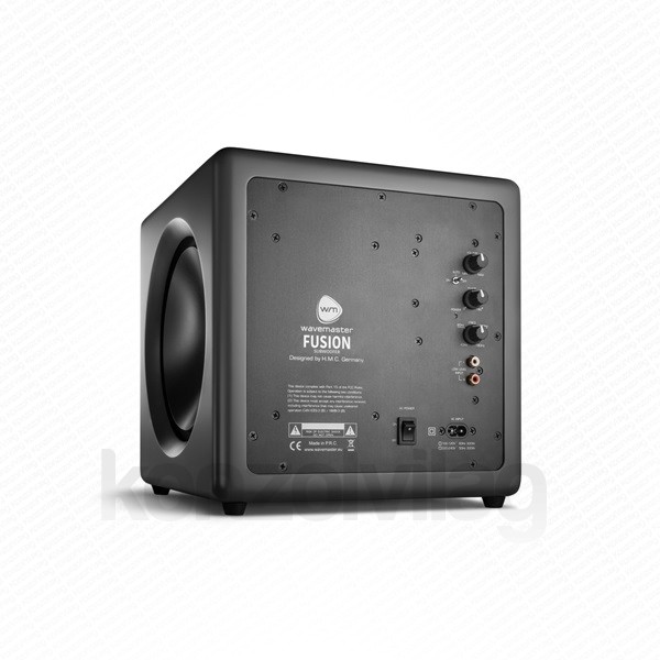 WaveMaster Aktív mélynyomó - FUSION Gray (125W RMS, RCA, Szürke) PC