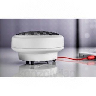 WaveMaster Hangszóró Bluetooth - MOBI-2 White (3,8W RMS, 500 mAh, 3,5mm jack, Fehér) PC