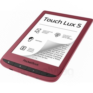 POCKETBOOK e-Reader - PB628 LUX5 piros (6"E Ink Carta, Cpu: 1GHz,512MB,8GB,1500mAh, wifi,mSD, kép megvilágítás) Tablet