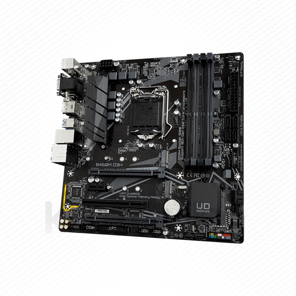 Gigabyte B460M D3H alaplap LGA 1200 Micro ATX PC