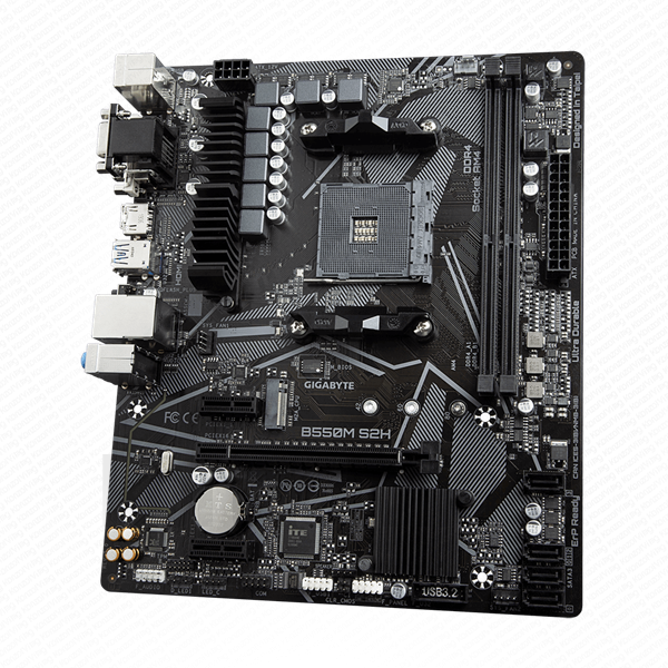 Gigabyte B550M S2H (AM4) PC