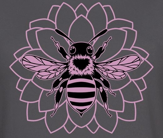 Hoodie Days Gone Girlie Shirt "Bee" Charcoal, S GE6423S Ajándéktárgyak