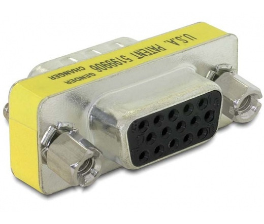 DeLock Adapter Gender Changer VGA female-female PC