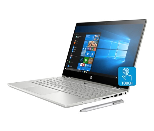 HP Pavilion x360 14-CD0000NH notebook ezüst PC