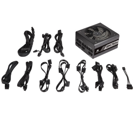 Corsair RMx RM750x (2018) 750W [Moduláris, 80+ Gold] PC