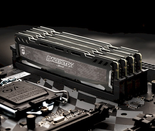 DDR4 8GB 3200MHz Crucial Ballistix Sport LT Grey PC