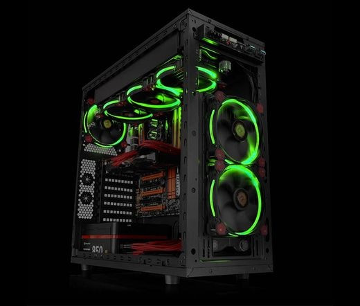 Thermaltake Riing LED - Zöld - 14cm PC