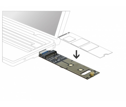 ADA Delock M.2 NVMe PCIe SSD átalakító USB 3.1 Gen 2 PC
