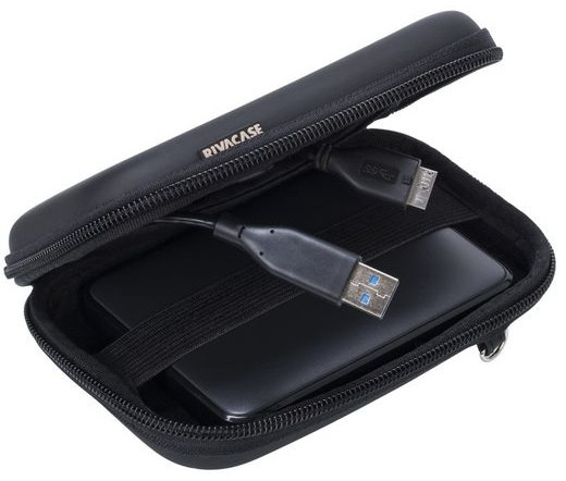 RivaCase 9101 Davos (PU) HDD/GPS Case Black Fényképezőgépek, kamerák