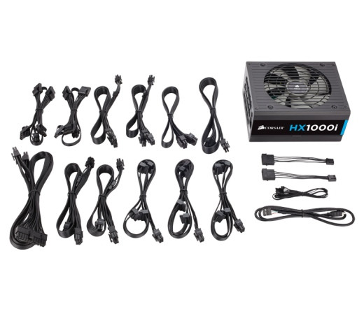 Corsair HX1000i 1000W [Moduláris, 80+Platinum] PC