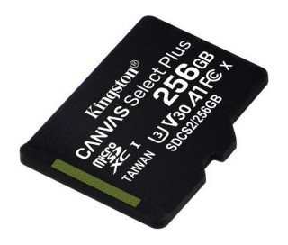 Kingston 256GB microSDXC Canvas Select Plus 100R A1 C10 Card + adapterrel PC