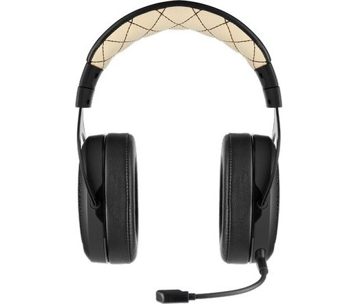 Corsair HS70 PRO WIRELESS Headset Fejpánt Fekete, Krém Bluetooth PC