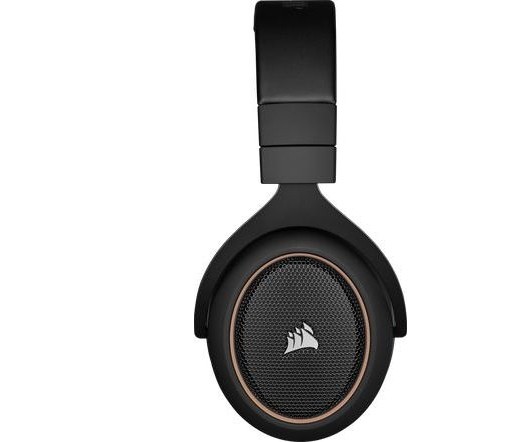 Corsair HS70 PRO WIRELESS Headset Fejpánt Fekete, Krém Bluetooth PC