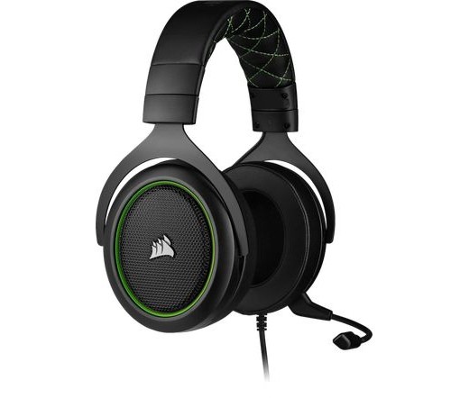 Corsair HS50 PRO Stereo Gaming Headset Black/Green PC