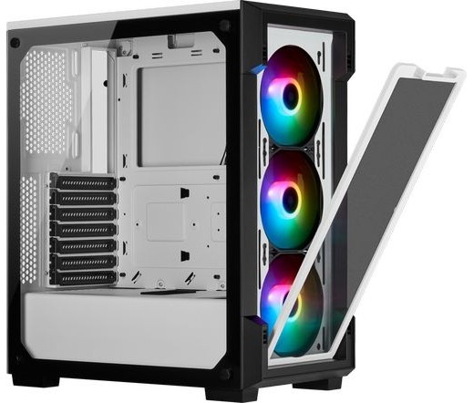 Corsair iCUE 220T RGB Midi Tower Fehér PC