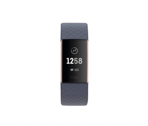 Fitbit Charge 3 Rosegold / Blue Grey Mobil