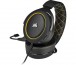 Corsair HS60 PRO STEREO Headset Fejpánt Fekete, Sárga 3,5 mm-es csatlakozó thumbnail