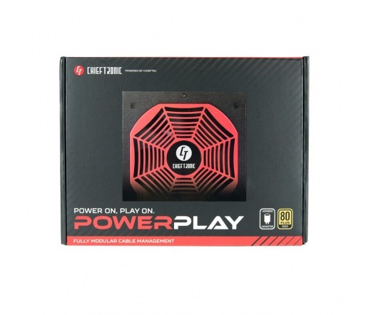 Chieftec ATX PSU POWER PLAY series GPU-550FC, 550W, 14cm fan,active PFC,80+ Gold PC