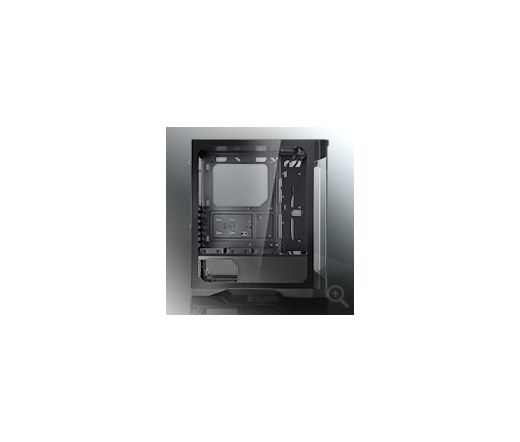 RAIJINTEK Silenos Pro A-RGB Midi-Tower Midi Tower Fekete, Átlátszó PC