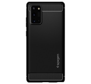 Spigen Rugged Armor Samsung Galaxy Note 20 Matte Black tok, fekete Mobil