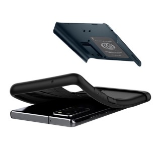Spigen Slim Armor Samsung Galaxy Note 20 Metal Slate tok, sötét kék Mobil