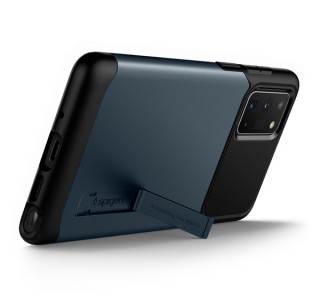 Spigen Slim Armor Samsung Galaxy Note 20 Metal Slate tok, sötét kék Mobil
