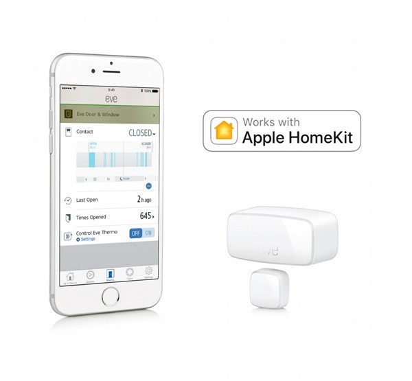 Eve Door & Window okos ajtó & ablak nyitás érzékelő szenzor (2020-as kiadás) - (Apple Home Kit) Több platform