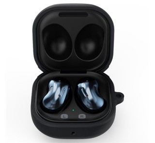 Spigen Silicone Fit Samsung Galaxy Buds Live tok, Fekete Több platform