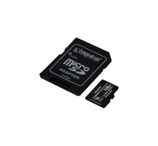 Kingston 128GB microSDXC Canvas Select Plus 100R A1 C10 Card + adapterrel PC