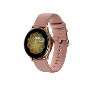 Samsung R830 Galaxy Watch Active 2 okosóra, 40mm, rozsdamentes acél, arany Mobil