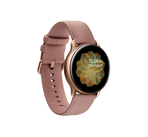 Samsung R830 Galaxy Watch Active 2 okosóra, 40mm, rozsdamentes acél, arany Mobil