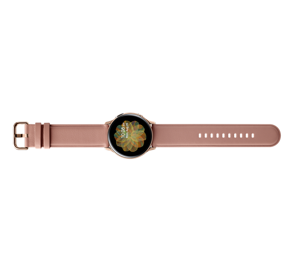 Samsung R830 Galaxy Watch Active 2 okosóra, 40mm, rozsdamentes acél, arany Mobil