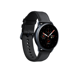 Samsung R830 Galaxy Watch Active 2 okosóra, 40mm, rozsdamentes acél, fekete Mobil