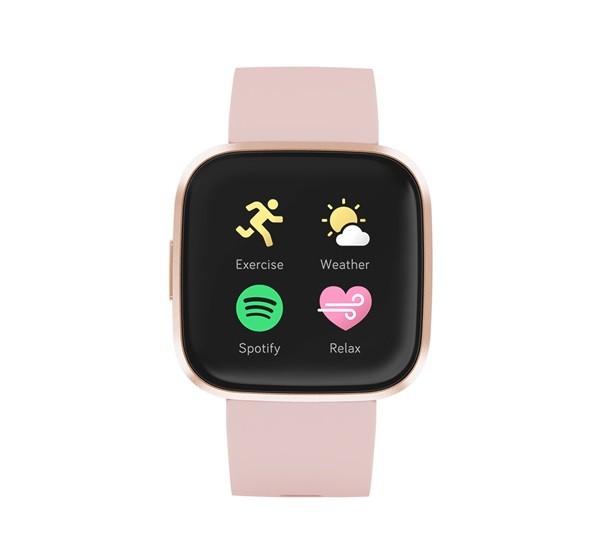 Fitbit Versa 2 okosóra, Petal/Copper Rose Aluminum Mobil