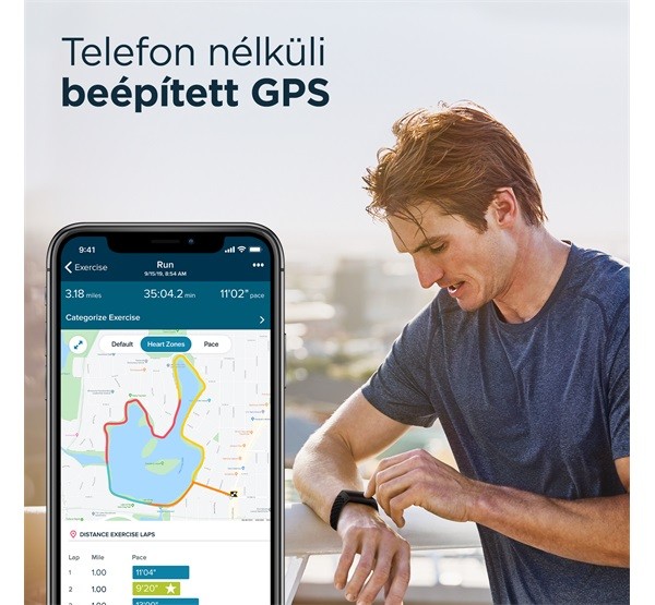 Fitbit Charge 4 Aktivitásmérő csuklópánt 3,96 cm (1.56") Lila Mobil