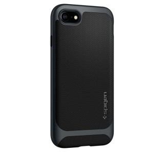 Spigen Neo Hybrid Apple iPhone SE(2020)/8/7 Metal Slate tok, fekete Mobil