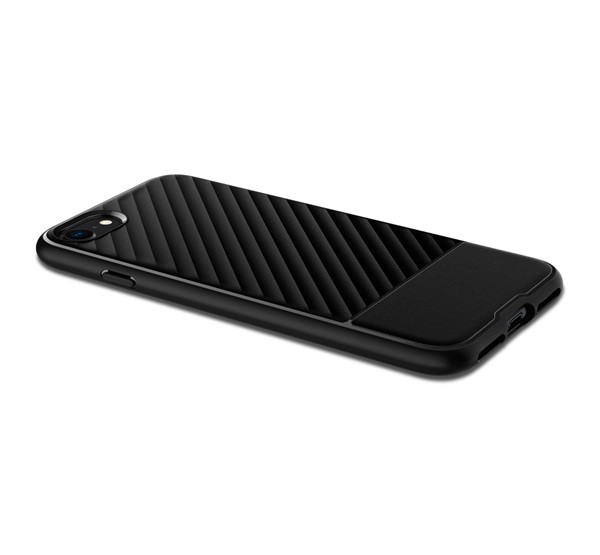 Spigen Core Armor Apple iPhone SE(2020)/8/7 Matte Black tok, fekete Mobil