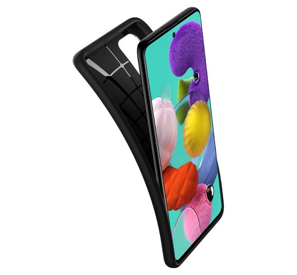 Spigen Core Armor Samsung Galaxy A51 Matte Black tok, fekete Mobil