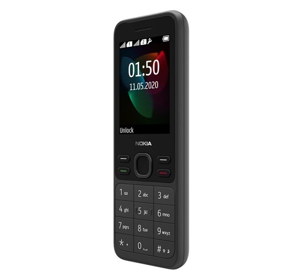 Nokia 150 (2020), Dual SIM, fekete Mobil