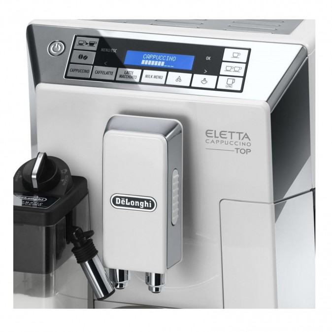 DELONGHI  ECAM 45.760.W ELETTA CAPPUCCINO TOP automata kávéfőző pohárszettel és 1kg kávéval Otthon