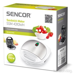 SENCOR SSM 4310WH Fehér Szendvicssütő Otthon