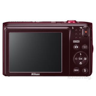 Nikon Coolpix A300 Vörös digitális fényképezőgép Fényképezőgépek, kamerák