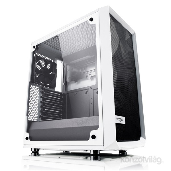 Fractal Design Meshify C (Edzett üveg) - Fehér PC