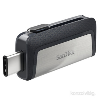 Sandisk 128GB USB3.0/Type-C Dual Drive Fekete-Ezüst (173339) Flash Drive PC