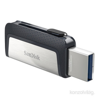 Sandisk 128GB USB3.0/Type-C Dual Drive Fekete-Ezüst (173339) Flash Drive PC