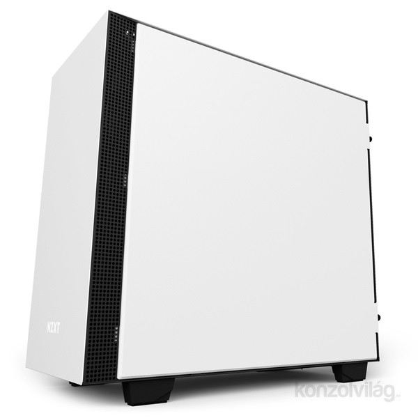 NZXT H400I Smart Fehér-Fekete (Táp nélküli) ablakos mATX ház PC